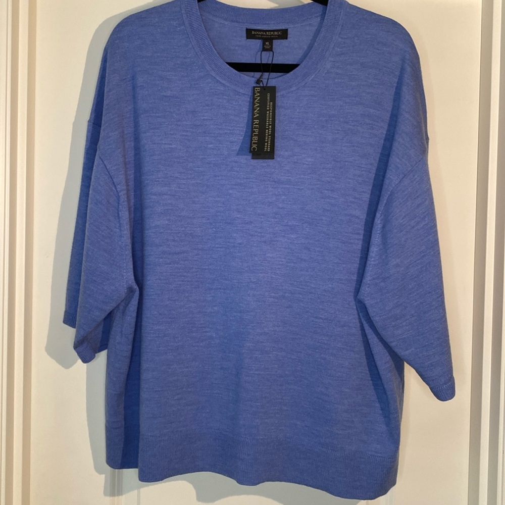 Banana Republic Crewneck shortsleeved sweater - XL NWT
